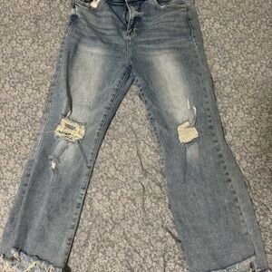 Risen women’s distressed jeans 13/31